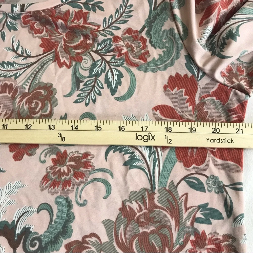 Serengeti Set Of 2 Skirt / Top Women’s Size L Multicolor Pullover 3/4 Sleeve - Picture 9 of 16